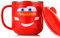 Everyday Delights Lightning McQueen Red Stainless Steel Insulated 3D Cup with Lid, 250ml
