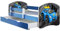 ACMA Kinderbett Jugendbett mit Einer Schublade und Matratze Blau mit Rausfallschutz Lattenrost II 140x70 160x80 180x80 (04 Blaue Auto, 140x70 + Bettkasten)