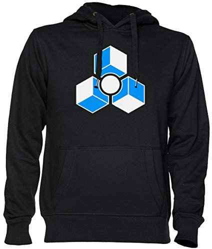 Capzy Grund Schwarz Kapuzenpullover Sweatshirt Unisex Herren Damen Black Unisex Hoodie