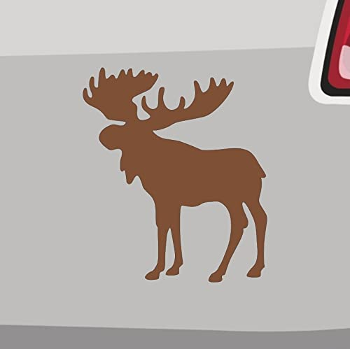 Elch Aufkleber -6 Größen 21 Farben- Moose Schweden Norwegen Alia Finnland Geweih