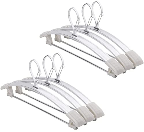 Kleiderbügel 6 Stück Kleiderbügel, breite Schulterbügel aus Aluminiumschnalle für Mäntel, Anzüge, Hosen und Jacken, platzsparende Kleiderbügel Veranstalter