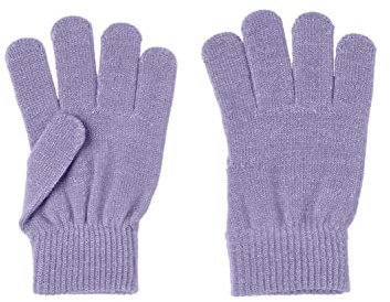 NAME IT Mädchen Glitzer Strick Handschuhe nkfMAGIC (5-7 Jahre, Lavender)