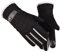 USUN Winter Handschuhe Wildleder Dick Warm Vlies Winddicht Kälteschutz Sanft Thermal Fäustlinge Anti-Rutsch Touchscreen für Outdoor Camping Fahren Gehen-Für Männer und Frauen (Schwarz)