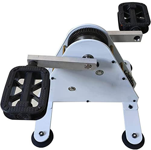 ZCBYBT Tragbarer Pedal-Generator 100/50W Fitness-Generator Duale USB-Schnellladung, DC-Schnittstelle 1-35V Ausgang Mechanischer Generator,100w