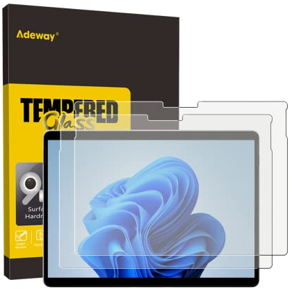 Adeway [2 Pack Screen Protector for Microsoft Surface Pro 11 (2024)/Pro 10 /Pro 9/ Pro 8/X,13 inch, Easy installation,Anti-Glare,Like Write on Paper-Matte