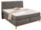 Nicht Zutreffend Boxspringbett - Grau - Mikrofaser - 180 x 200 cm
