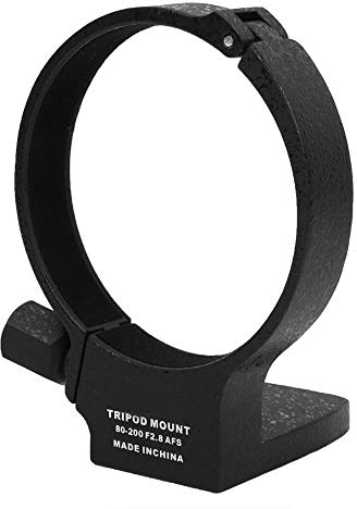 Stativ-Halterungsring, Stativkragen Kameraobjektiv Stativhalterung Stativschelle aus Aluminiumlegierung Ersatz für 80-200 mm F2.8 AFS-Objektive