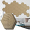 Art3d Lot de 33 panneaux muraux 3D pour décoration murale intérieure, panneaux muraux texturés pour jeux, salon, chambre à coucher, fond mural TV, 30,5 x 30,5 cm, noyer