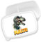 timalo® Brotdose Kinder personalisiert mit Namen | Bento Lunchbox Unterteilung mit Fächern | Jungen Mädchen Kindergarten Schule Geschenk | 23 - Dinosaurier