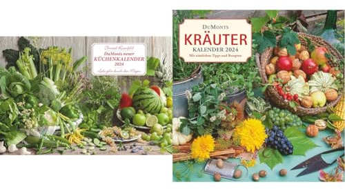 DUMONT Dumonts neuer Küchenkalender 2024, im Format 42 x 29 cm, Monatskalender, Broschürenkalender mit tollen Rezepten und Gedichten: Liebe geht durch den Magen & ter Kalender