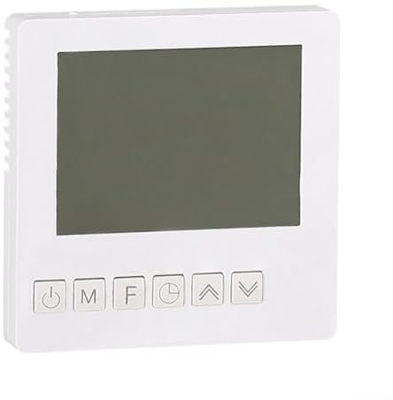 Hasaller Temperature Controller Wireless Large LCD Screen Programmable Digital Heating Thermostat Wall-mounted Boiler Heating Temperature Controllers for Home Brew Greenhouse Heater