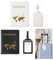 Reisepasshülle, 4 Stücke Passport Holder und Kofferanhänger Set,Passport Holder,Passport Hülle,Kunstleder Reisepass Hülle Halter,Passport Cover für Kreditkarten,Ausweis und Reisedokumente(SchwarzWeiß)