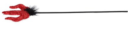 BESPORTBLE Halloween Devil Fork Prop Portable Glitter for Cosplay Festivals and Costume Parties Lightweight and Comfortable Handle for Easy Use for Theme Events