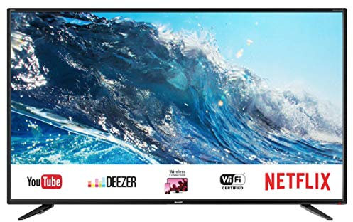 Sharp LC-65UI7252E - UHD Smart TV de 65 (resolución 3840 x 2160, HDR, 3X HDMI, 2X USB, 1x USB 3.0) Color Negro