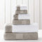 Modern Threads 600 g/m² Handtuch-Set mit Filgree Jacquard Bordüre Taupe