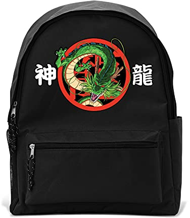 ABYSTYLE - Dragon Ball Backpack, Shenron, Black, 42 x 31 x 14 cm, 18 Liter, 1 Fach, Polyester