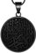 Hipunk Allah Halskette Herren Muslim Anhänger Black Gun Plated Islamisch Arabisch Geschenk 316L Edelstahl Islam Schmuck SP0049B