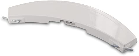 DL-pro Türgriff für Bosch Siemens 266751 00266751 Kunststoff Griff Handgriff Türöffner Öffner weiß 200x47x18mm mit Achsen für Waschmaschine Tür