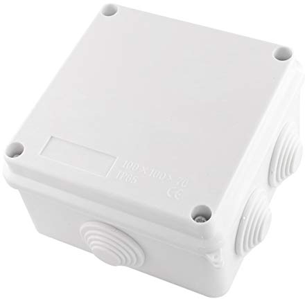 WITTKOWARE Elektro-Kabelabzweigkasten, AP/WD, IP65, 100x100x70mm, weiß
