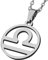 ZENSE - Sternzeichenkette Waage für Herren ZP0240, Durchmesser 2 cm, mit Kette
