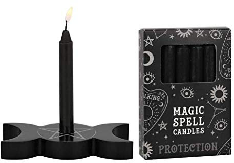 Spell Candle Halter Triple Moon - Wunschkerze, Black Magic, Witchcraft, Hexe (Protection)