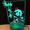 Jinson well 3D panda Lampe optische Illusion Nachtlicht licht 7 Farbwechsel Touch Switch Tisch Schreibtisch Dekoration Lampen mit Acryl Flat ABS Base USB Kabel kreatives Spielzeug