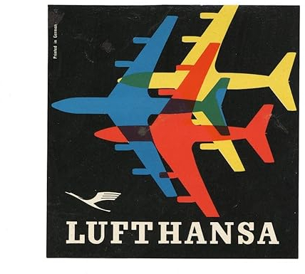 Photosegor Lufthansa Poster Flugbegleiter, Reproduktion, Format 50 x 70 cm auf 300 g Luxuspapier, alle Formate und Untergründe möglich
