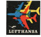 Photosegor Lufthansa Poster Flugbegleiter, Reproduktion, Format 50 x 70 cm auf 300 g Luxuspapier, alle Formate und Untergründe möglich