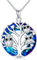 Eule Geschenke für Frauen Eule Lebensbaum Halskette für Frauen 925 Sterling Silber Kristall Baum des Lebens Eule Schmuck Geschenk für Frauen Mutter