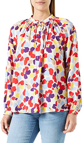 Seidensticker Damen Bluse - Fashion Bluse - Shirtbluse - Tunika - Regular Fit – Stehkargen - Langarm - 100% Viscose