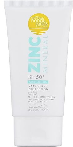 Bondi Sands Sunscreen Face Lotion Mineral SPF 50+ 60ml