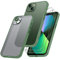 Qasyfanc Hybrid Cover Compatibile con iPhone 13, Custodia iPhone 13 Sottile Antiurto con Protezione Fotocamera e 2 Pellicola Vetro Temperato, Verde
