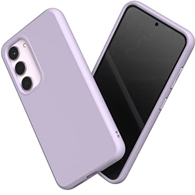 RhinoShield Case kompatibel mit [Galaxy S23] | SolidSuit - Stoßdämpfende & schlanke Schutzhülle mit Premium Finish - 3.5 Meter Fallschutz - Violett