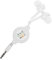 Hemobllo Auricolari Retrattili Da 3,5 Mm, Niente Più Grovigli, Cuffie Stereo. Wired In-Ear Headphones Auricolare Stereo Con Microfono Per Smartphone Ios