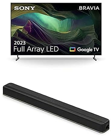 Sony BRAVIA | KD-55X85L | Full Array LED | 4K HDR | Google TV HT-X8500 2.1 Kanal Dolby Atmos Soundbar, Schwarz