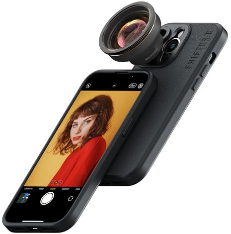 Shiftcam Teleobiettivo LensUltra da 60 mm, ingrandimento 2x, distanza di messa a fuoco 30-40 cm, cattura bellezza lontana, ritratti lusinghieri, zoom ottico, design di alta qualità