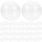 Alipis Lot De 50 Boules De Loterie Rechargeables En Plastique Transparent Boules De Tombola Boules Rondes Vides Capsules Pour Machine À Griffes Fête Accessoires De Jeu