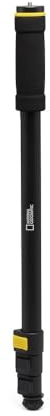 Manfrotto National Geographic Foto Einbeinstativ Aluminium Kamera Einbeinstativ 4 Abschnitte 55-170cm 3kg Nutzlast Spiked Füße Smartphone Adapter Tragetasche
