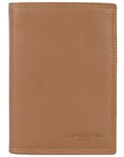 Lancaster | Soft Vintage Homme - Grand Portefeuille Cuir de Vachette Pleine Fleur Camel