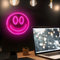 Mad Monkey Smiley Lampe, Neon Schild, Gaming Zimmer Deko, Wanddeko, Anschluss mit USB-Kabel