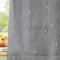 Deconovo Gardinen Wohnzimmer Voile Vorhang Ösenvorhang Luftig Transparent Gardine Vorhänge Schlafzimmer, 180x140 cm(HöhexBreite), Grau, 2er Set