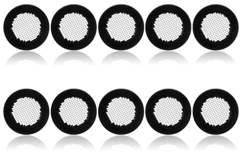 Lot de 10 joints pour pommeau de douche de 3/4 - Crée une étanchéité pour éviter les fuites - Avec treillis métallique au milieu pour pommeau de douche fixe 1/2