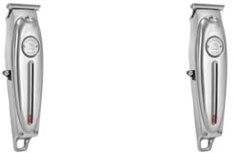 Lot de 2 tondeuses à cheveux électriques entièrement métalliques rechargeables professionnelles résistantes aux chocs