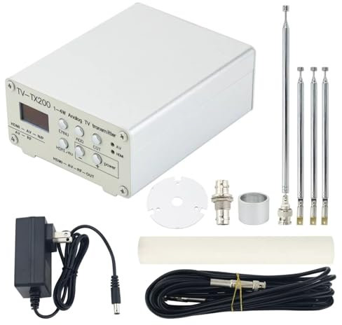 Trasmettitore di segnale TV analogico UHF VHF, trasmettitore di segnale TV analogico GP Antenna VHF UHF HD AV Video Converter