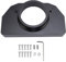 CHEOTIME Steering Wheel Mount, Aluminum Alloy Bracket Bearing Seat Steering Wheel Mounting Hardware Kit for G25 G27 G29 G920 G923, Sim Racing Wheel Repair Modification (Black)