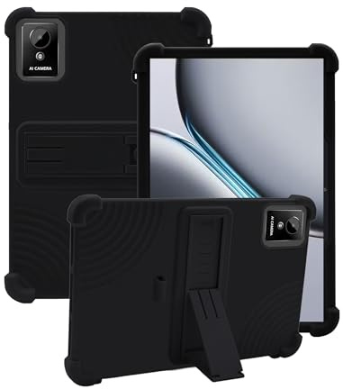 Coque de protection pour Hasskya K50 10 pouces - En silicone résistant aux chocs - Fine et durable - Étanche - Anti-rayures - Noir