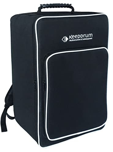 keepdrum Cajon Rucksack-Tasche Nylon Gig-Bag Cajontasche Backpack gepolstert