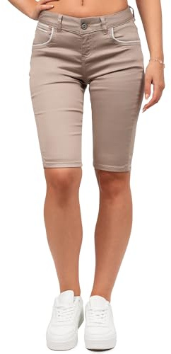 Cipo & Baxx Damen Shorts WK196 Beige W26
