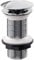 'aquaSu® Design Schaftventil LUXUS 100 mm, verlängertes Waschbeckenventil, Ablaufventil für Waschtische ohne Überlauf, Standard-Anschluss Typ 1 1/4 '', verchromt, 22692 9