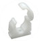 FM Products Clip Link Single Hinged Pipe Clip, White, 28mm - Pack of 10
